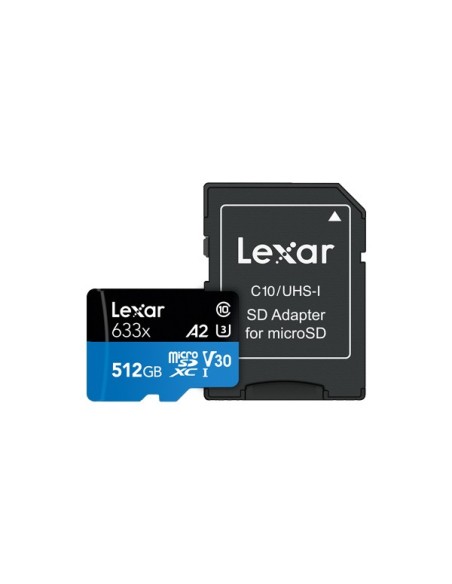 Lexar 633x 512 GB MicroSDXC UHS-I Clase 10