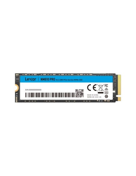 Lexar NM610 PRO 500 GB M.2 PCI Express 3.0 NVMe