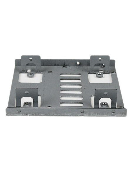 StarTech.com Bracket Adaptador Bandeja de Montaje 2 Unidades de Disco Duro HDD de 2,5" a Bahía de 3,5 Pulgadas