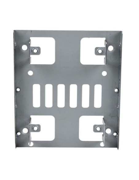 StarTech.com Bracket Adaptador Bandeja de Montaje 2 Unidades de Disco Duro HDD de 2,5" a Bahía de 3,5 Pulgadas