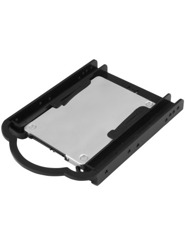 StarTech.com Bracket de Montaje para Discos Duros   SSD de 2,5" en Bahías de 3,5 Pulgadas - Instalación sin Herramientas -