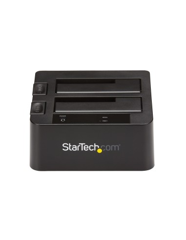 StarTech.com Docking Station de 2 Bahías - USB 3.1 a SATA - USB 3.1 (10 Gbps) - SATA I II III de 2,5 3,5" - Base de