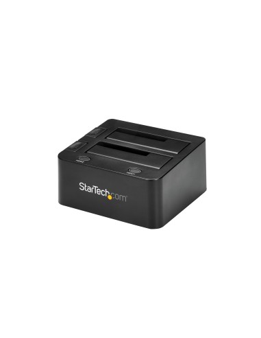 StarTech.com Docking Station de 2 Bahías USB 3.0 a SATA - Base de Acoplamiento USB de Discos Duros SSD SATA I II III de