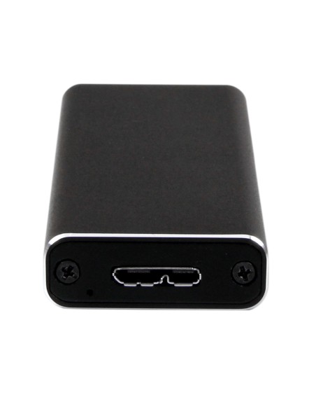 StarTech.com Caja USB 3.0 (5Gbps) a SSD M.2 de Aluminio con UASP - Negro - SATA NGFF M.2 con B Key y B+M Key - Caja Portátil