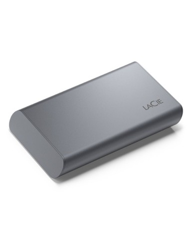 LaCie Mobile SSD Secure Tecnología Thunderbolt (Rayo) 2 TB USB Tipo C 3.2 Gen 2 (3.1 Gen 2) Gris