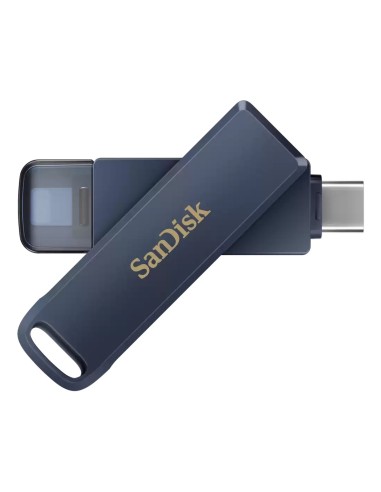 SanDisk iXpand unidad flash USB 128 GB USB Type-C   Lightning 3.2 Gen 1 (3.1 Gen 1) Azul