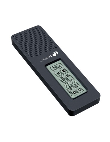 Leotec CAJA EXTERNA PARA DISCOS M.2 NVME CON PANEL LCD