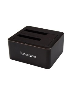 StarTech.com Docking Station USB 3.0 de 2 Bahías SATA de 2,5 o 3,5 Pulgadas para SSD o Disco Duro Base de Conexión para 2