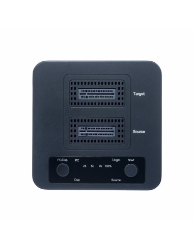 StarTech.com Dock Duplicador Clonador Autónomo 1 1 de Unidad SSD NVMe M.2 - 90GBpm - USB-C 3.2 de 20Gbps - Docking Station USB