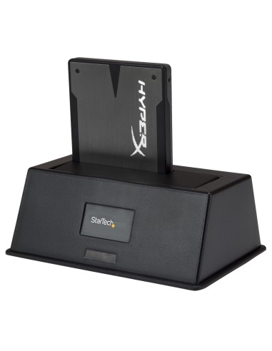 StarTech.com Docking Station USB 3.0 (5Gbps) a SATA III para Discos Duros y SSDs de 2,5 3,5" - con Bahía de Carga Superior