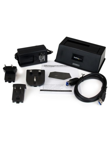 StarTech.com Docking Station USB 3.0 (5Gbps) a SATA III para Discos Duros y SSDs de 2,5 3,5" - con Bahía de Carga Superior