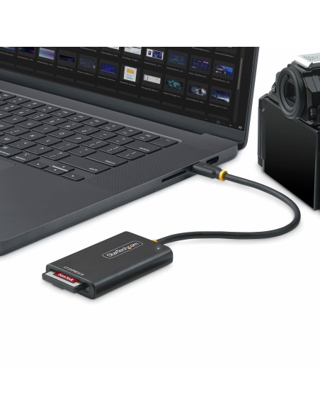 StarTech.com Lector USB-C de Tarjetas CFexpress Tipo B - USB Tipo C USB 3.2 10Gb - Adaptador Lector de Tarjetas de Memoria