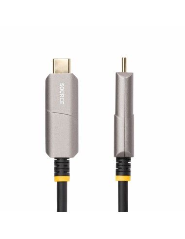 StarTech.com Cable Activo Óptico USB-C a HDMI 2.0 (AOC) de 9,15m - Conversor Adaptador Unidireccional USB Tipo C a HDMI -