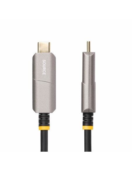 StarTech.com Cable Activo Óptico USB-C a HDMI 2.0 (AOC) de 9,15m - Conversor Adaptador Unidireccional USB Tipo C a HDMI -
