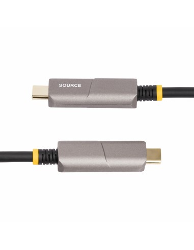 StarTech.com Cable Activo Óptico USB-C a HDMI 2.0 (AOC) de 9,15m - Conversor Adaptador Unidireccional USB Tipo C a HDMI -