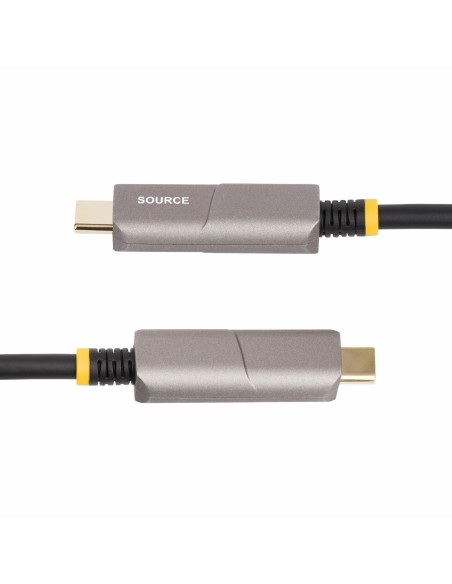 StarTech.com Cable Activo Óptico USB-C a HDMI 2.0 (AOC) de 9,15m - Conversor Adaptador Unidireccional USB Tipo C a HDMI -