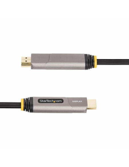 StarTech.com Cable Activo Óptico USB-C a HDMI 2.0 (AOC) de 9,15m - Conversor Adaptador Unidireccional USB Tipo C a HDMI -