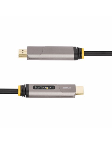 StarTech.com Cable Activo Óptico USB-C a HDMI 2.0 (AOC) de 9,15m - Conversor Adaptador Unidireccional USB Tipo C a HDMI -