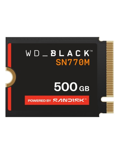SanDisk Black WD_BLACK SN770M NVMe 500 GB M.2 PCI Express 4.0 TLC 3D NAND