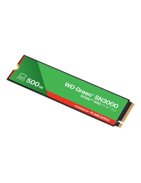 SanDisk Green WD SN3000 NVMe 500 GB M.2 PCI Express 4.0 QLC 3D NAND