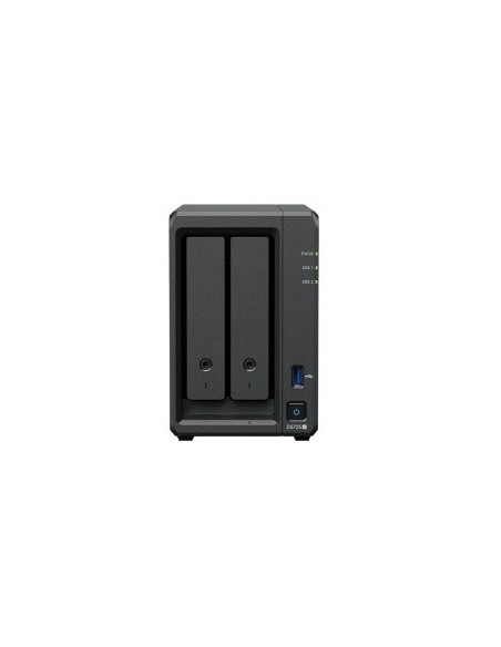 Synology DP320 servidor de almacenamiento NAS Escritorio R1600 8 GB 16 TB Negro