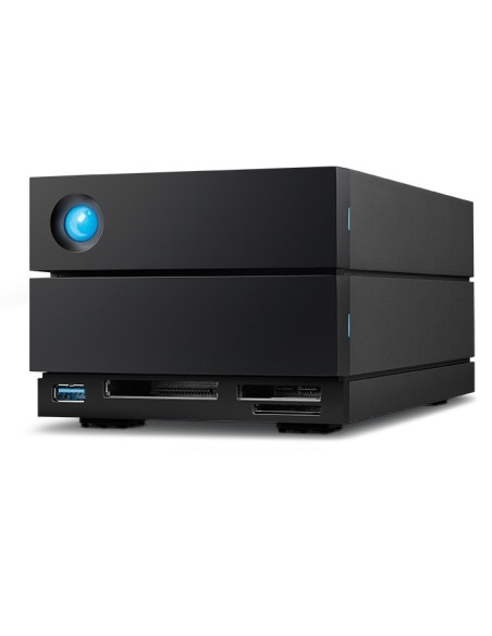 LaCie 2big Dock unidad de disco multiple 48 TB Escritorio Negro