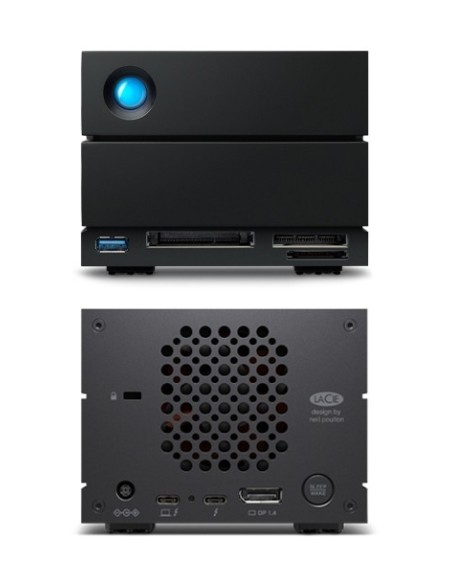 LaCie 2big Dock unidad de disco multiple 48 TB Escritorio Negro
