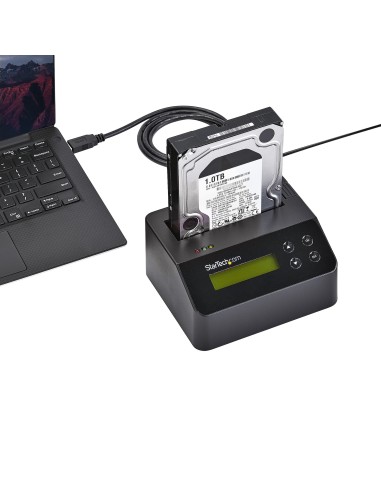StarTech.com Borrador Autónomo USB 3.0 de 1 Bahía para Discos Duros o SSDs - USB 3.0 a SATA II (3 Gbps) - TAA - 9 Modos de