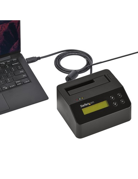 StarTech.com Borrador Autónomo USB 3.0 de 1 Bahía para Discos Duros o SSDs - USB 3.0 a SATA II (3 Gbps) - TAA - 9 Modos de