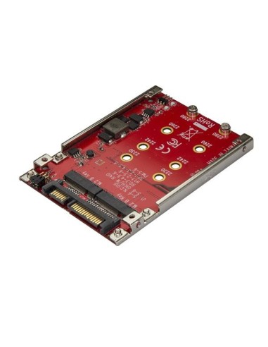 StarTech.com Adaptador para Unidad de Disco M.2 a SATA para Bahía de 2,5 Pulgadas - Conversor M.2 a SATA para Bahía de 2,5