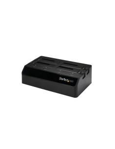 StarTech.com Base de Acoplamiento USB 3.0 de 4 Bahías SATA - Docking Station USB de Discos Duros o SSD SATA III de 2,5 3,5" - 2