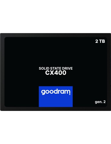 Goodram CX400 SSDPR-CX400-02T-G2 2 TB 2.5" Serial ATA III 3D NAND