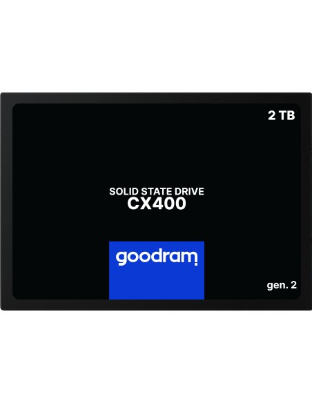 Goodram CX400 SSDPR-CX400-02T-G2 2 TB 2.5" Serial ATA III 3D NAND