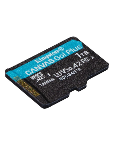 Kingston Technology 1 TB microSDXC Canvas Go Plus Gen4 200R A2 U3 Paquete individual sin ADP