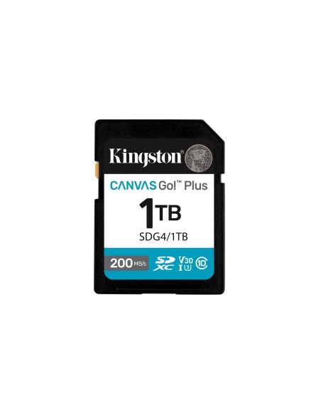 Kingston Technology Canvas Go! Plus 1TB SDXC Canvas Go Plus Gen4 200MB s C10 UHS-I U3 V30