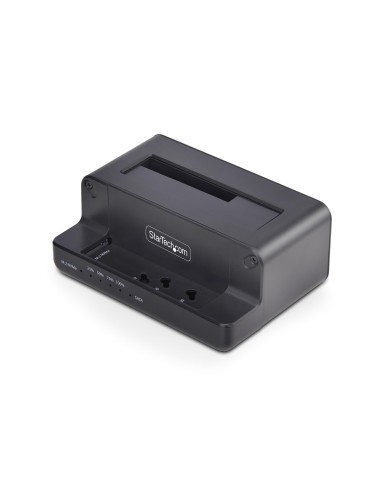 StarTech.com Clonador NVMe M.2 a SATA de 2.5 3.5 - Dock Duplicador Autónomo de 2 Bahías para SSD - Bidireccional NVMe a SATA  