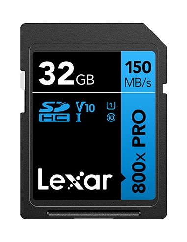 Lexar High-Performance 800xPRO 32 GB SDHC UHS-I Clase 10