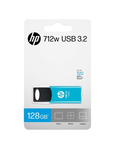 HP 712w unidad flash USB 128 GB USB tipo A 3.2 Gen 1 (3.1 Gen 1) Azul