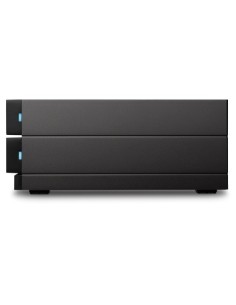 LaCie 2Big Raid USB-C 60TB unidad de disco multiple Escritorio Negro