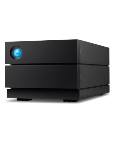 LaCie 2Big Raid USB-C 60TB unidad de disco multiple Escritorio Negro