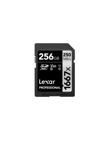 Lexar SDXC, 256 GB UHS-II Clase 10
