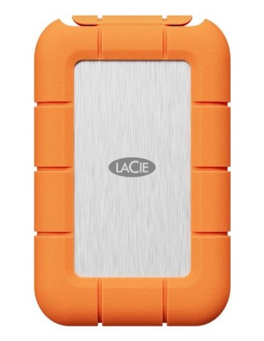 LaCie STND4000400 unidad externa de estado sólido Tecnología Thunderbolt (Rayo) 4 TB USB Tipo C USB4 Gen 3x2 Naranja, Acero