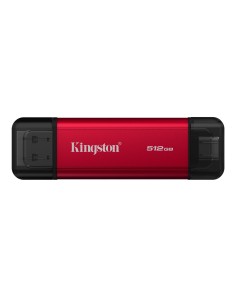 Kingston Technology 512GB Dual USB-A C Portable SSD, Up to 1050MB s USB 3.2 Gen 2