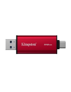 Kingston Technology 512GB Dual USB-A C Portable SSD, Up to 1050MB s USB 3.2 Gen 2 2