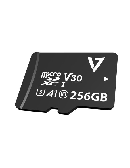 V7 Tarjeta Micro-SDXC U3 V30 A1 Clase 10 de 256GB + adaptador