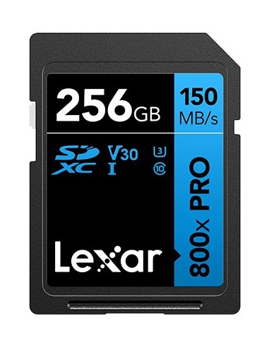 Lexar High-Performance 800xPRO 256 GB SDXC UHS-I Clase 10