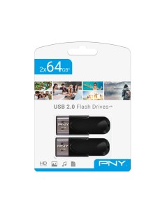 PNY Attaché 4 2.0 64GB unidad flash USB USB tipo A Negro