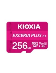 Kioxia EXCERIA PLUS G3 256 GB MicroSDXC UHS-I Clase 10