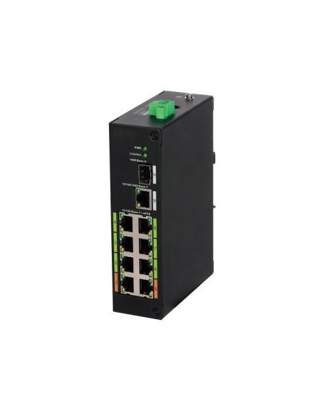 Dahua Technology DH-LR2110-8ET-120 L2 Fast Ethernet (10 100) Energía sobre Ethernet (PoE) Negro