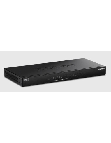 Trendnet TEG-S3160 switch No administrado 2.5G Ethernet (100 1000 2500) Escritorio Negro